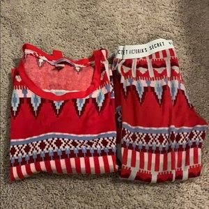 Victoria Secret knit pajamas